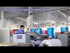 Máquina de corte de rolos de caixa da marca FOCUS 35-100m/min