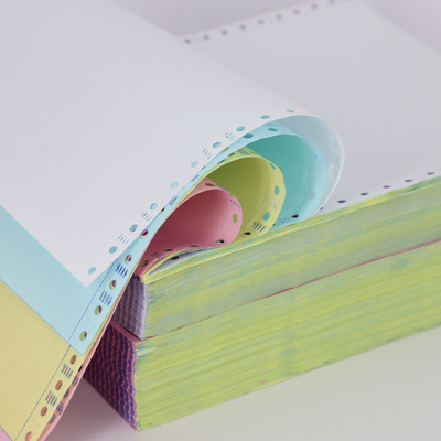 100% Wood Pulp Computer Printing Invoice 2 Ply Carbonless Paper In Sheet For Invoices
