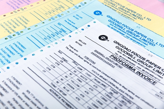 Clear Copies Straight-Cut NCR Paper In Pink Color 100% Virgin Wood Pulp For Accurate Record Keeping