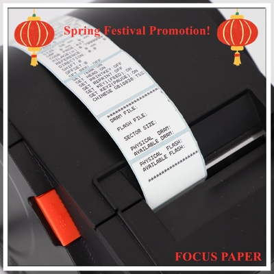 Direct Thermal Print Technology Thermal Label Paper Roll with Glassine Paper as Liner