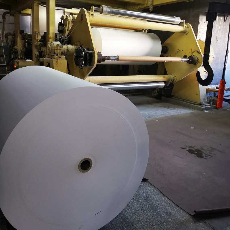 FSC Virgin Wood Pulp TOP COATED Thermal Paper Jumbo Roll For ATM / POS Roll