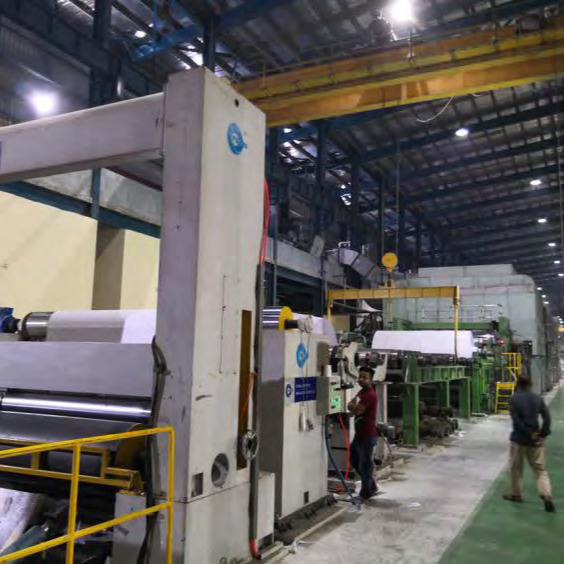 80g 350g  3200mm Three Wire Paper Making Machine 2 Floor Kraft Paper Packaging