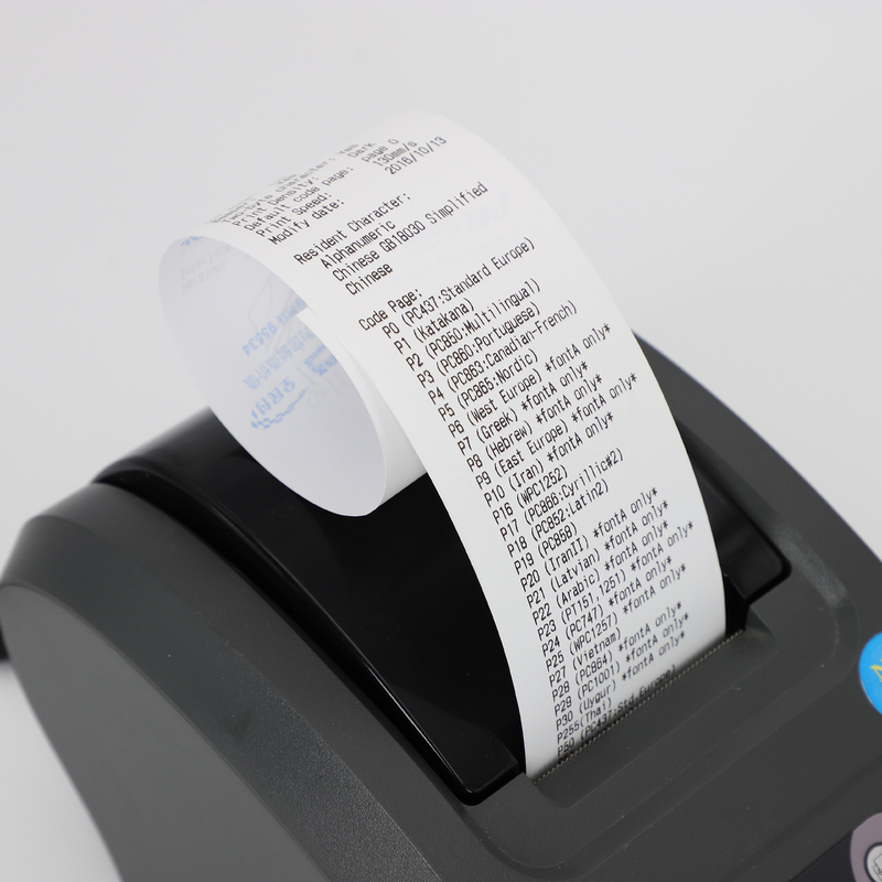 FSC Virgin Wood Pulp TOP COATED Thermal Paper Jumbo Roll For ATM / POS Roll
