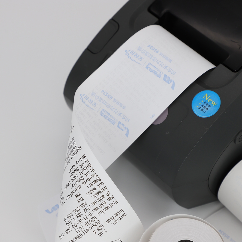 FSC Virgin Wood Pulp TOP COATED Thermal Paper Jumbo Roll For ATM / POS Roll