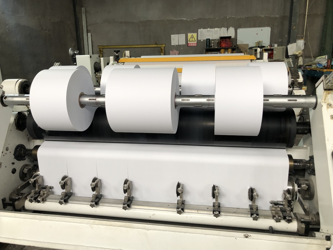 Barcode Label Double Layer Roll Forming Machine With 100% Imported Virgin Wood Pulp