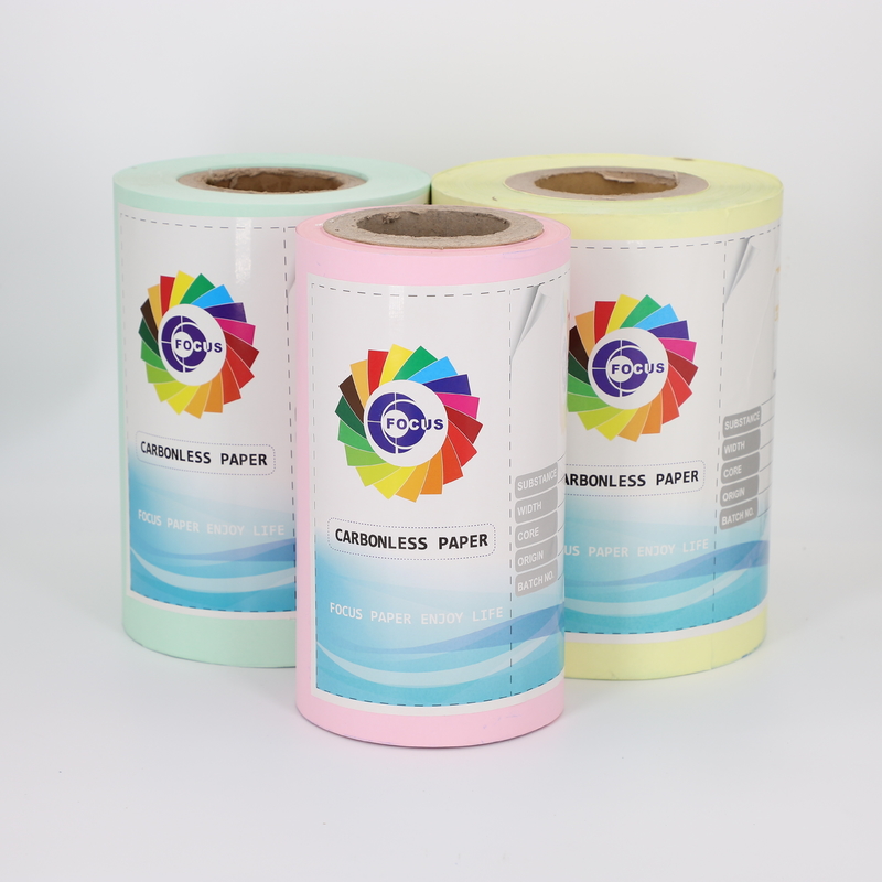 FOCUS Brand Carbonless Paper Sharp And Black Image CB/CFB/CF Carbonless Paper For Computer 100% Virgin Wood Pulp　
