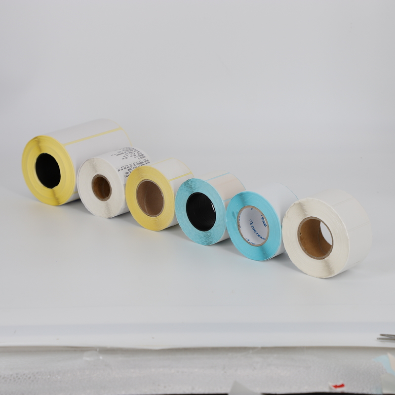 Top Coated Thermal Paper Glassine Paper Thermal Label Paper Roll Self Adhesive