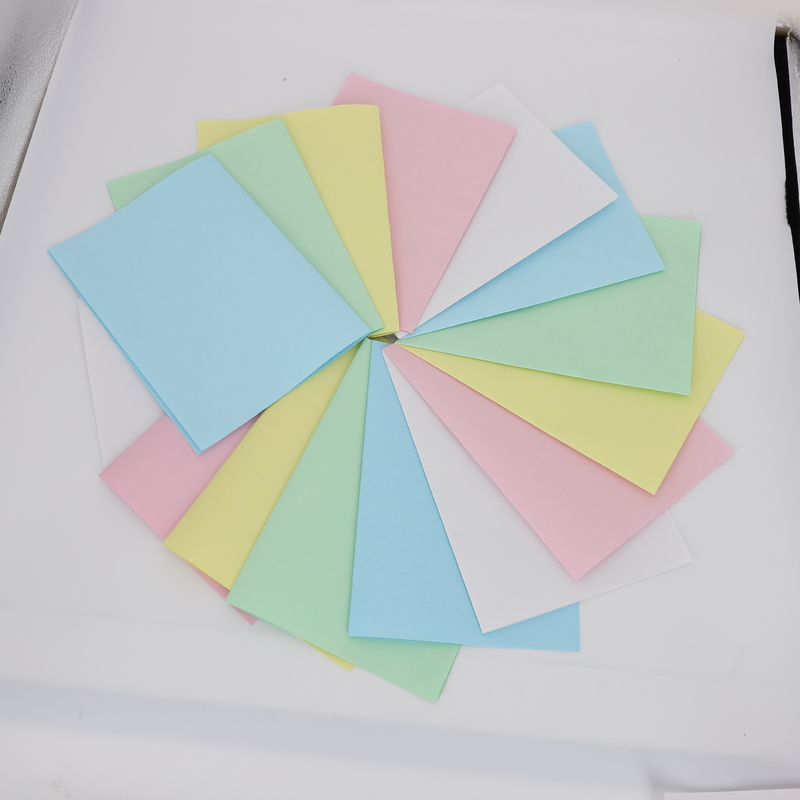 Mill A Grade Popular Blue Printing Color 55GSM/50GSM/55GSM Carbonless Paper Reel for Continuous Bills