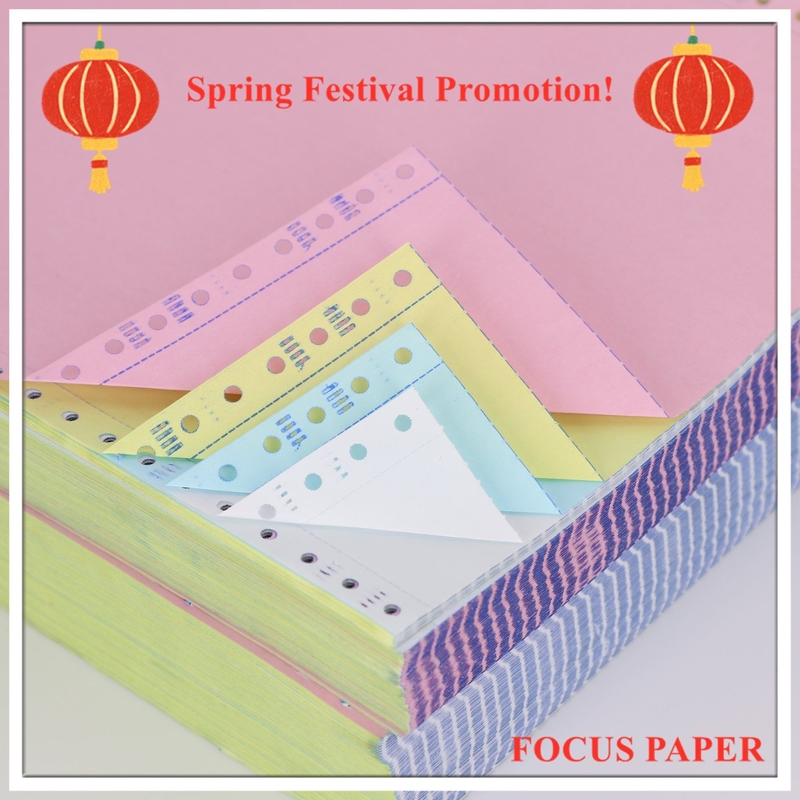 Receipts NCR Paper Made From 100% Virgin Wood Pulp With Straight Cut Features