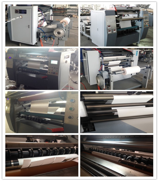 1000mm 2200W Thermal Paper Slitting Machine 400gsm Jumbo Roll Slitter Rewinder