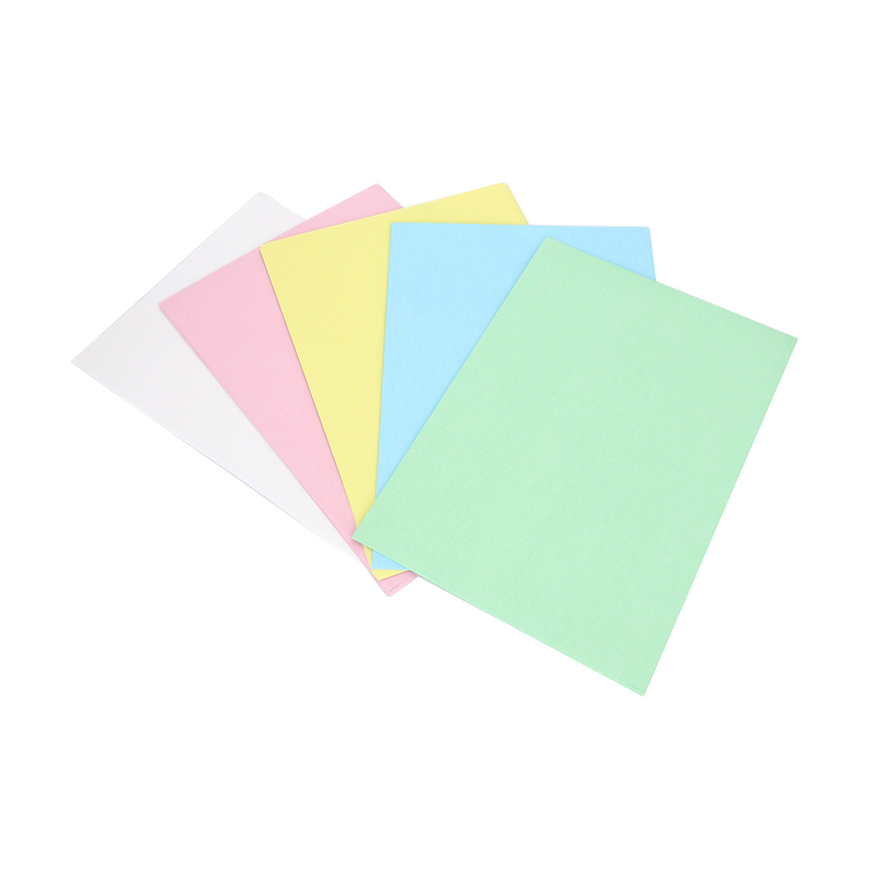 FSC Virgin wood pulp Clear image CB/CFB/CF Black/Blue image Invoice 5 plys  ncr Paper For Continuous Bill