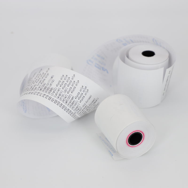 FSC Printers Coated Jumbo Thermal Paper Roll / Thermal Fax Paper