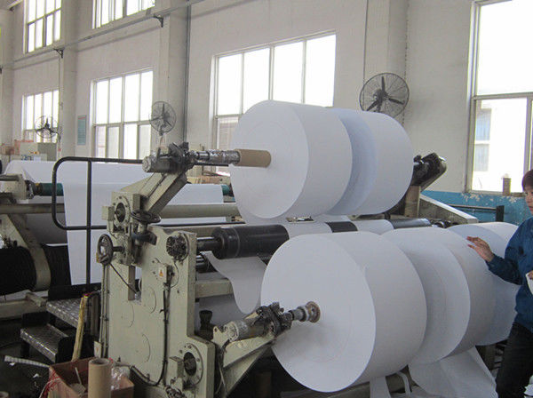 45-80gsm Jumbo Continuous Thermal Label Roll For ATM / POS Machine