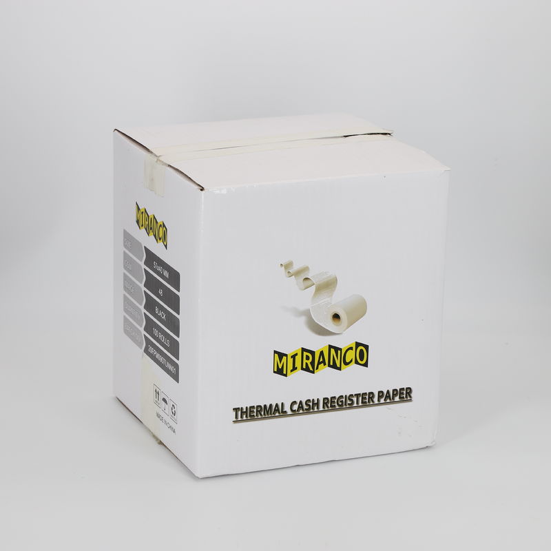 BPA-Free Thermal Paper Roll for POS Receipts, ATM printer paper, oil-resistant thermal roll – 5+ Year Image Life