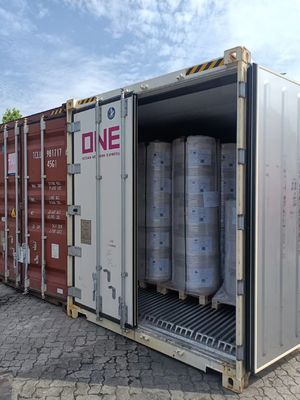 Rolo de jumbo de papel térmico 80*60mm de papel chineses da imagem do preto do TIPO do FOCO