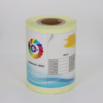 Papel NCR de imagem preta para impressoras a laser Branco Rosa Amarelo Azul Verde 43*61cm Papel sem carbono